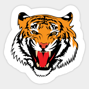 Tiger head Sticker